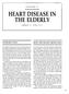 HEART DISEASE IN THE ELDERLY