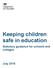 Keeping children safe in education. Statutory guidance for schools and colleges