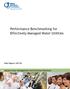 Performance Benchmarking for Effectively Managed Water Utilities