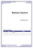 Walton Centre. Document History Date Version Author Changes 01/10/2004 1.0 A Cobain L Wyatt. Monitoring & Audit