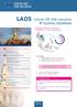 LAOS. ASEAN IPR SME Helpdesk IP Country Factsheet. 1. THE FACTS: Business in Laos for EU Companies (Source: DG Trade / EU Delegation to Laos)