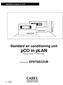 Standard air conditioning unit pco in plan Manual version: 1.1-09/07/1998