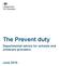 The Prevent duty. Departmental advice for schools and childcare providers