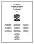 Tri-District Physical Education Grade K - 12 Curriculum