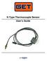 K-Type Thermocouple Sensor User s Guide
