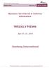 Myanmar Investment & Industry Information. Weekly News. Apr 19-25, 2014. Gunhong International