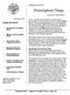 Prescription Drugs. Inside this Brief. Background Brief on