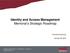 Identity and Access Management Memorial s Strategic Roadmap