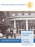 Johnson & Wales University Providence Campus 2010-11 Undergraduate Day School Catalog