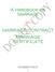 A Handbook on Marriage MARRIAGE CONTRACT MARRIAGE CERTIFICATE
