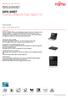 Data Sheet Fujitsu LIFEBOOK T580 Tablet PC