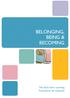 BELONGING, BEING & BECOMING