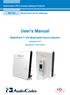 User's Manual. MediaPack 252 Multimedia Home Gateway. Multimedia Home Gateway. AudioCodes CPE & Access Gateway Products. Version 3.4.