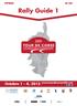 Rally Guide 1. Octobre 1-4, 2015. www.tourdecorserally.com. Ville de PORTO-VECCHIO. Cità di PORTIVECHJU