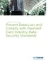 A Websense Research Brief Prevent Data Loss and Comply with Payment Card Industry Data Security Standards