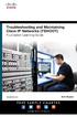 Troubleshooting and Maintaining Cisco IP Networks (TSHOOT) Foundation Learning Guide