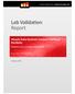 Lab Validation Report