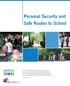 Personal Security and Safe Routes to School