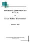 2012 TEXAS HIGHER EDUCATION COORDINATING BOARD