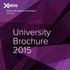 Software Development Done Right University. University Brochure 2015