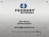 Steve Worrall Systems Engineer. sworrall@foundrynet.com