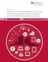 WHITE PAPER Business Process Management: The Super Glue for Social Media, Mobile, Analytics and Cloud (SMAC) enabled enterprises?