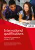 International qualifications