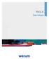 PAS X. Competence. Implementation. Support. Services Overview. PAS-X Services. Global Service Centres