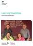 Learning Disabilities. Good Practice Project