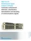 R&S CA120 Multichannel Signal Analysis Software Automatic multichannel detection, classification, demodulation and decoding of communications signals