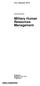 Military Human Resources Management