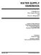 WATER SUPPLY HANDBOOK