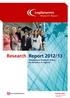 Research Report 2012/13 International Graduate School for Dynamics in Logistics