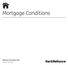 Mortgage Conditions. Effective 05 October 2015. (England and Wales)