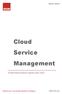 Cloud Service Management