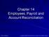 Chapter 14 Employees, Payroll and Account Reconciliation. Copyright 2009 by The McGraw-Hill Companies, Inc. All Rights Reserved.