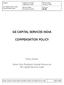 GE CAPITAL SERVICES INDIA COMPENSATION POLICY