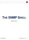 1THE SNMP SHELL. September 2000. Software Reference The SNMP Shell 1