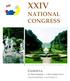 XXIV NATIONAL CONGRESS GRAND HOTEL VANVITELLI CASERTA, 30 SEPTEMBER 3 OCTOBER 2010