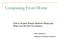 Computing From Home. How to Access Rowan Network Resources When you Are Not On Campus. Marc Fleischner Network and System Services