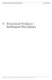 9. Structured Products Settlement Procedures