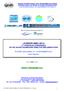 «EUROPE-INBO 2013» 11 th EUROPEAN CONFERENCE ON THE WATER FRAMEWORK DIRECTIVE IMPLEMENTATION