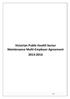 Victorian Public Health Sector Maintenance Multi-Employer Agreement 2013-2016
