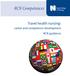 RCN Competences. Travel health nursing: career and competence development RCN guidance