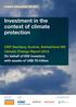 Investment in the context of climate protection