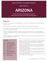 AGING STRATEGIC ALIGNMENT PROJECT ARIZONA. State Profile for