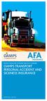 OAMPS TRANSPORT PERSONAL ACCIDENT AND SICKNESS INSURANCE