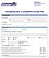 PERSONAL ACCIDENT & ILLNESS APPLICATION FORM