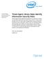 IT@Intel. Threat Agent Library Helps Identify Information Security Risks