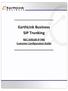 EarthLink Business SIP Trunking. NEC SV8100 IP PBX Customer Configuration Guide
